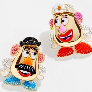 Pixar x Baublebar Mr and Mrs. Potatohead earrings